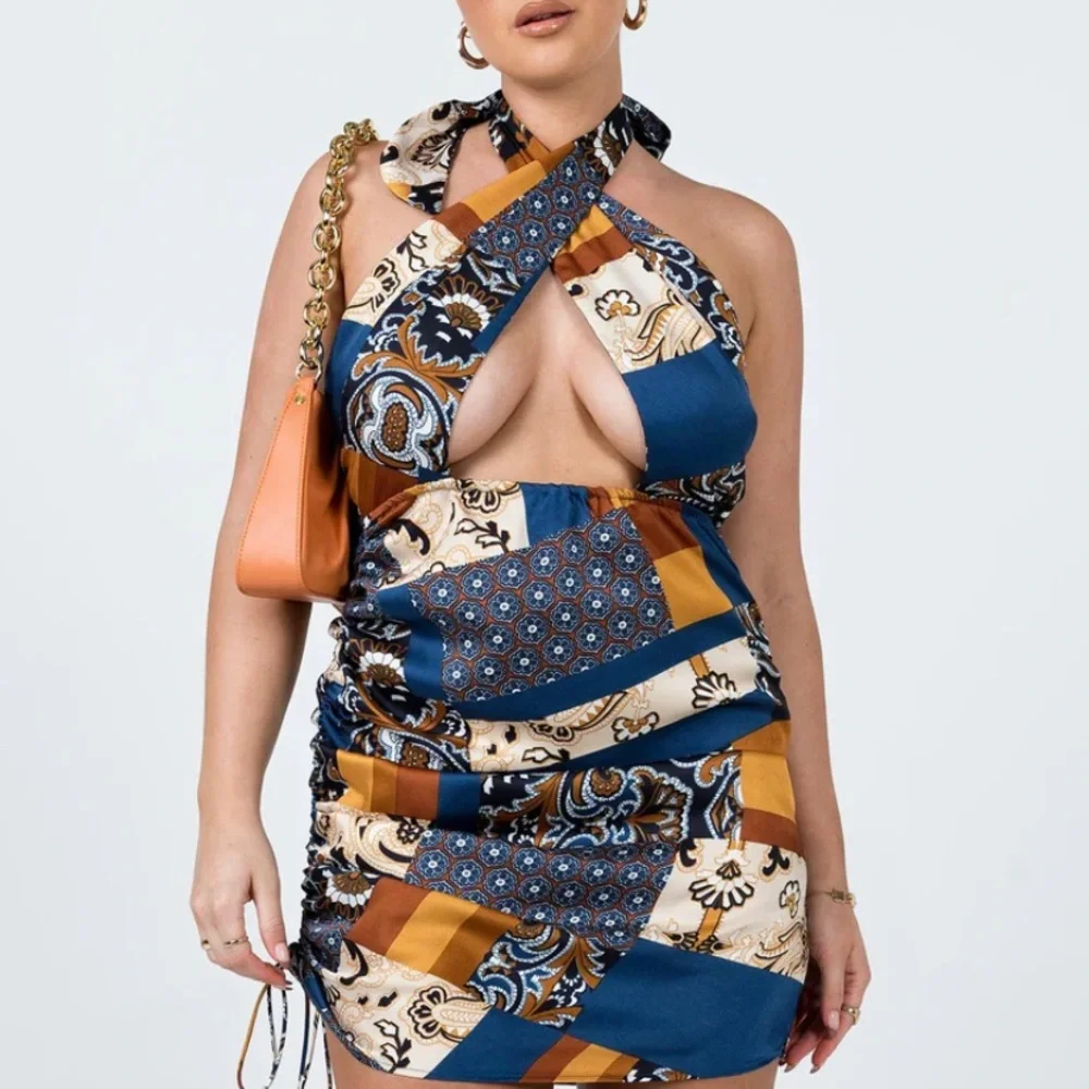 Princess Polly Printed Cutout Dress - Picture 2 of 5